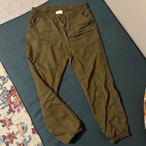 Anthropologie Everyday Joggers Green EUC XS